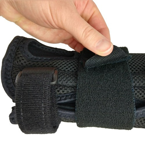 Blue Jay Deluxe Wrist Brace Black for Carpal Tunnel Left, Large/Extra Large