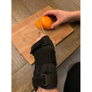 Blue Jay Deluxe Wrist Brace for Carpal Tunnel and Palm Support, Left Hand, Small/Medium, Black