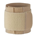 Beige Blue Jay wrist wrap featuring hook-receptive straps for secure fit, Moovkart
