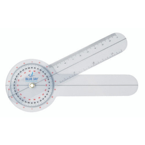 Take A Range Check Plastic 6 Goniometer 360 Degrees