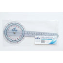 Blue Jay Range Check Plastic, 12 Inches, Goniometer 360 Degrees for Joint Mobility Assessment