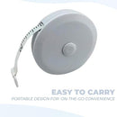 Blue Jay Measure It Retractable Tape, 6-Foot Fiberglass Dual Inches/Cm Scale, White, Pack of 12