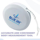Blue Jay Measure It Retractable Tape, 6-Foot Fiberglass Dual Inches/Cm Scale, White, Pack of 12