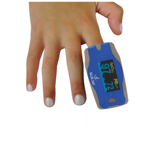 Blue Jay Pediatric Fingertip Pulse Oximeter, OLED Display, SpO2 and PR Monitor, Cartoon Design Hover