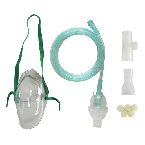 Blue Jay Nebulizer Compressor Kit offering effective respiratory therapy with quiet operation and easy one-button use for enhanced breathing support, Moovkart