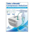 Blue Jay Take a Breath Nebulizer Compressor With Disposable and Reusable Nebulizer Kit