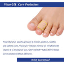 PediFix Visco-GEL Corn Protectors for Friction Relief and Corn Pain Support, 2 Pack