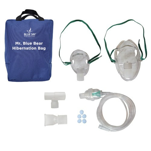 Blue Jay Bear Pediatric Nebulizer, Blue - Child-Friendly Design