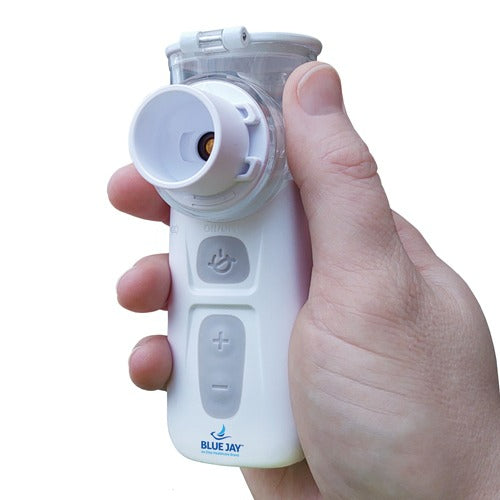 Blue Jay Portable Nebulizer Kit, Compact Vibrating Mesh Technology, USB Rechargeable