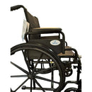 Blue Jay 18-inch K3 Wheelchair, 8-inch front & 24-inch rear wheels for smooth mobility, Moovkart