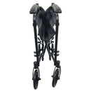 Blue Jay Roll With Me Aluminum Transport Wheelchair with Swing Away Footrests, 19 Inch Seat Width