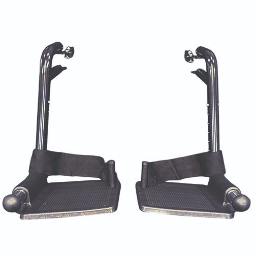 Blue Jay Wheelchair Swing-Away Footrests, easy-to-install comfort and support for wheelchair users. Moovkart