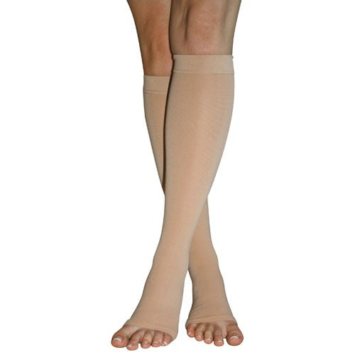 X-Firm Surgical Weight Stockings 2Xlg 30-40mmHg Below Knee Open Toe