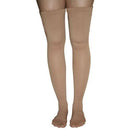 Blue Jay thigh-high anti-embolism stockings closed-toe with silicone grip, Medium, Moovkart