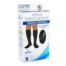 Blue Jay Graduated compression socks for men in medium/large size, black, Moovkart