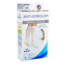 Blue Jay 15-20 mmHg Anti-Embolism Stockings with below-knee fit for circulation support during recovery, Moovkart