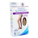 Blue Jay Ladies' Sheer Moderate Maternity Panty Hose for Abdominal Support, 15-20 mmHg, X-Tall