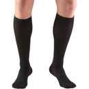 Blue Jay Ladies Sheer Knee-High Socks, 20-30 mmHg compression, Medium Black for leg relief, Moovkart