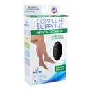 Blue Jay MicroFiber Knee-High Compression Stockings, Black relieve tired, swollen legs with gentle support, Moovkart