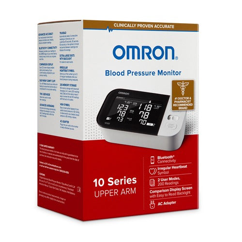 Omron 10 Series Upper Arm Blood Pressure Unit, Black
