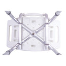 Lightweight aluminum ProBasics Shower Chair with textured seat and supportive backrest. Moovkart