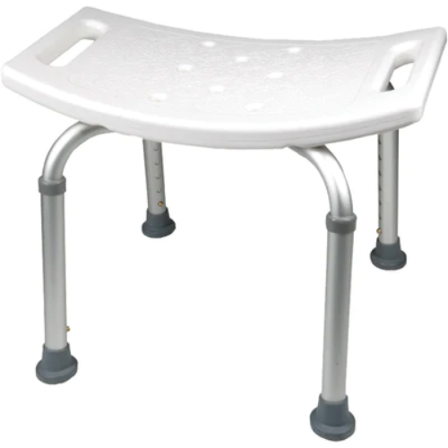 ProBasics Shower Chair Without Back, White