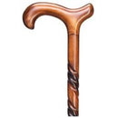 Harvy Scorched Wood Cane, 36-Inch – Offers balance and style for formal or casual use,  Moovkart.