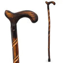 Harvy Men’s Wood Cane, 36-Inch – Scorched finish with sturdy support, suited for daily or occasional use, Moovkart.