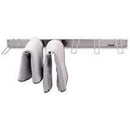 Chattanooga Wall Mount Towel Rack with six hooks for towel organization, Moovkart