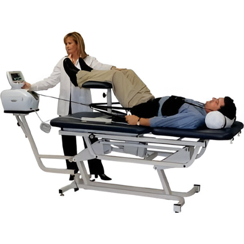 Chattanooga Traction Package with TX Unit, Flexion Stool, Belt, and Cervical System for Effective Spinal Decompression Therapy. Moovkart