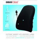 ObusForme CustomAIR Backrest with Adjustable Lumbar Support for Ergonomic Posture and Spinal Alignment