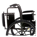 Drive Medical Cruiser X4 Wheelchair with Elevating Leg Rests and Adjustable Flip-Back Full Arms, 18 Inches Seat Width