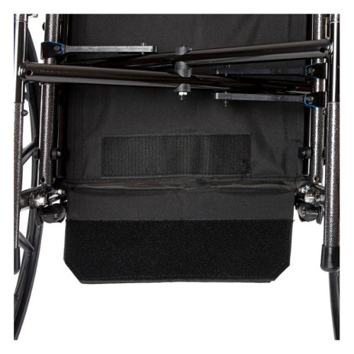 Drive Medical Cruiser X4 Wheelchair with Elevating Leg Rests and Adjustable Flip-Back Full Arms, 18 Inches Seat Width