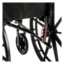 Drive Medical Cruiser X4 Wheelchair with Elevating Leg Rests and Adjustable Flip-Back Full Arms, 18 Inches Seat Width