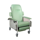 Drive Medical Clinical Care Recliner in Jade, Adjustable Recline with Side Trays and Caregiver Safety Features. Moovkart