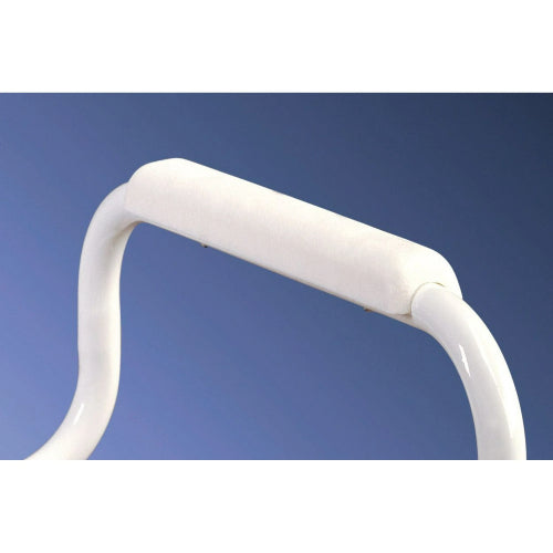 Moen Toilet Safety Bar featuring a glacier white finish and supportive hand grips for safe toilet use. Moovkart