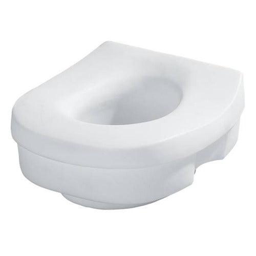 Moen Home Care Glacier Elevated Toilet Seat, ADA-Compliant, Tool-Free Installation for Bathroom Safety. Moovkart