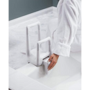 Moen Dual Tub Grip, Locking Support, Grab Bar for Bathtub Safety and Stability During Entry and Exit