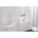 Moen Dual Tub Grip, Locking Support, Grab Bar for Bathtub Safety and Stability During Entry and Exit
