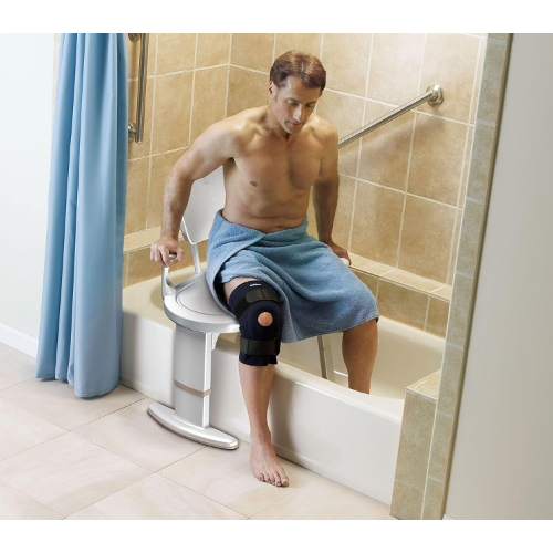 Moen Transfer Bench Premium, Adjustable Non-Slip, Glacier White