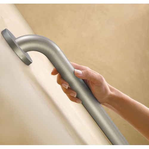Moen Secure Mount Stainless Steel Concealed Screw Grab Bar, 18 Inches