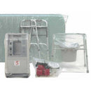 Crown Medical Equipment Bags Plastic for Commodes, 30 x 12 x 45 Inches