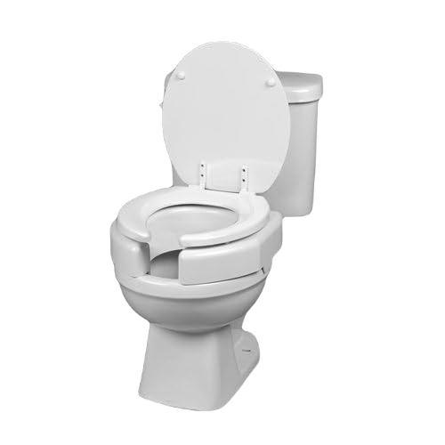 SP Ableware Elevated Toilet Seat with Bolt-on Installation, designed for bariatric users. Moovkart