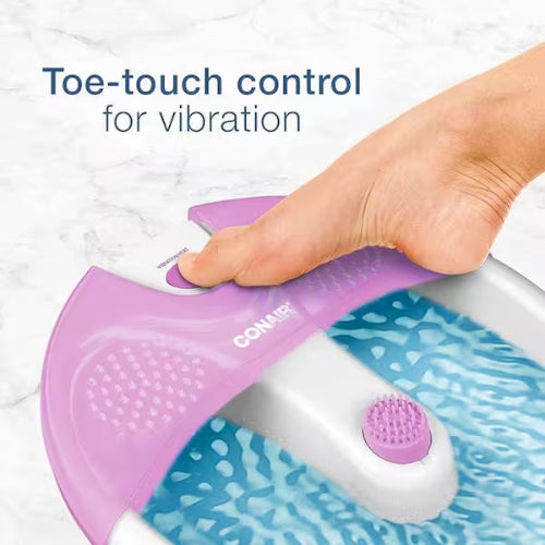Heated Conair Foot Bath massager for stress relief and pedicures, Moovkart