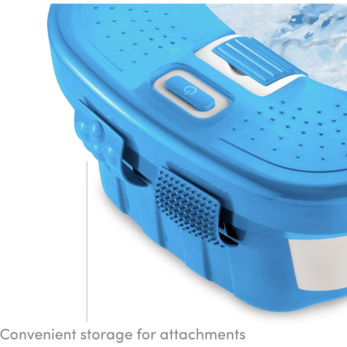 HoMedics Bubble Bliss Foot Spa for men and women with toe-touch control and a drain spout. Moovkart