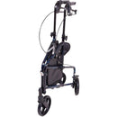 Carex Trio Roller Walker, adjustable handles, Compact and maneuverable, and 7.5-inch wheels for indoor and outdoor use. Moovkart.