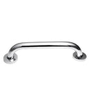 Carex Textured Chrome Wall Steel Grab Bar, 18 Inches