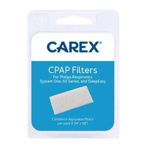 Carex System One Ultra Fine CPAP Filters, pack of 6, for clean and effective CPAP therapy, Moovkart