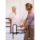 Carex Easy Up BedRail Adjustable Bed Assist Rail with Wide Grab Surface for Bed Safety. Moovkart