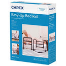 Carex Easy Up BedRail 2 in 1 Safety Support Adjustable Height 31 to 37 Inches, Black